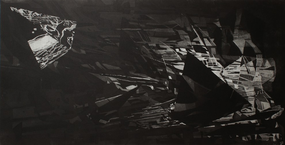 Composition 7 | aquatint, etching |100x70 cm
